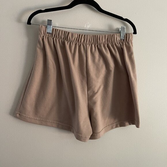 NYDJ Women SZ S/M Beige Tan Khaki Drawstring/Elastic Waist Pull On Shorts - Picture 4 of 6